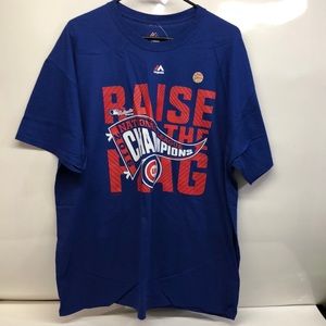 Chicago Cubs 2016 National League Champs Raise the Flag
